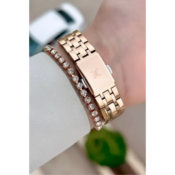 Rose Renk 22 mm Kadın Kol Saati