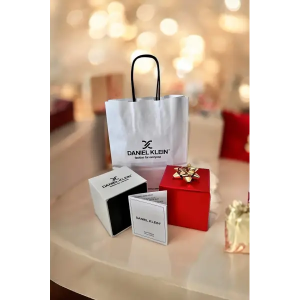 Daniel Klein Gold Renk 28 mm Kadın Kol Saati ve Bileklik