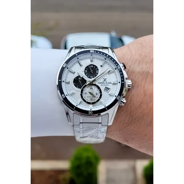 Gümüş Renk 44 Mm Hediye Paketli İç Göstergeleri Aktif Erkek Kol Saati