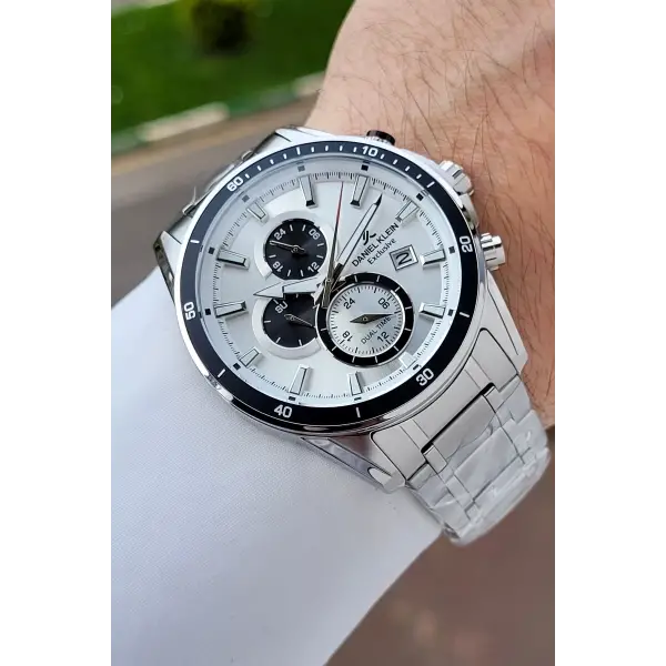 Gümüş Renk 44 Mm Hediye Paketli İç Göstergeleri Aktif Erkek Kol Saati