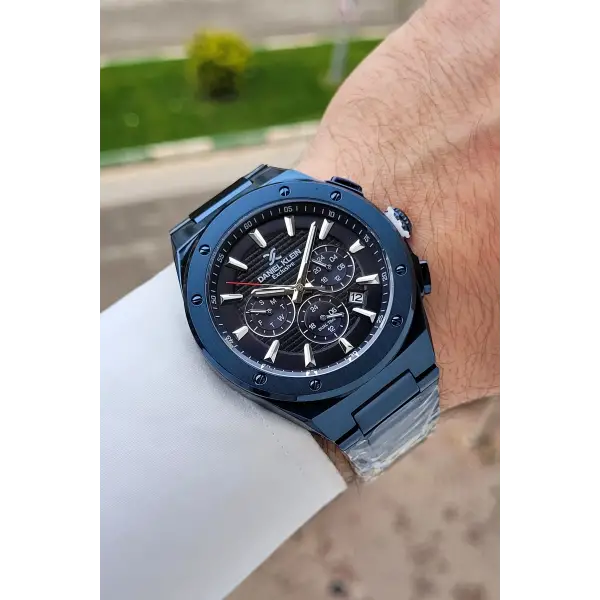 Lacivert Renk 44,5 Mm Hediye Paketli İç Göstergeleri Aktif Erkek Kol Saati