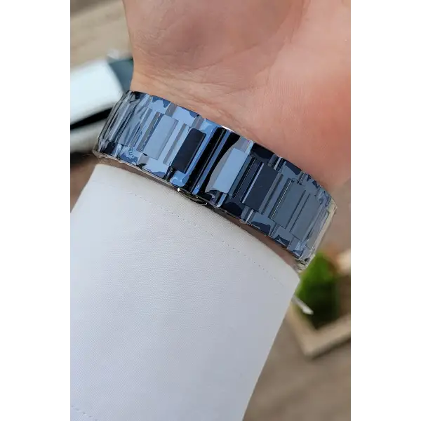 Lacivert Renk 44,5 Mm Hediye Paketli İç Göstergeleri Aktif Erkek Kol Saati