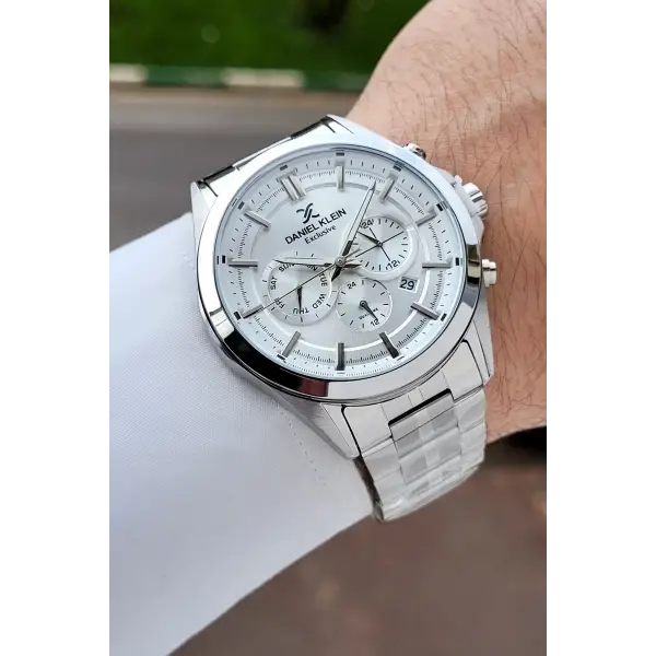 Gümüş Renk 44 Mm Hediye Paketli İç Göstergeleri Aktif Erkek Kol Saati