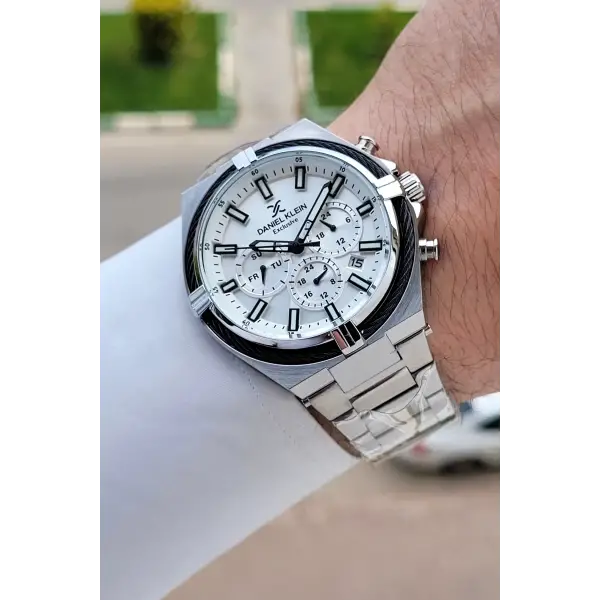 Gümüş Renk 44 Mm Hediye Paketli İç Göstergeleri Aktif Erkek Kol Saati