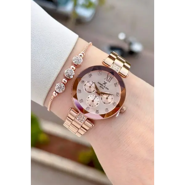 Rose Renk Hediye Paketli 32 Mm Kadın Kol Saati