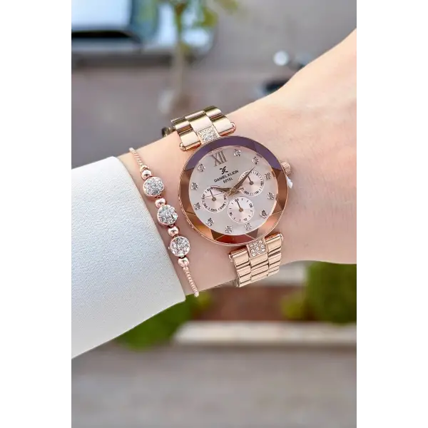 Rose Renk Hediye Paketli 32 Mm Kadın Kol Saati