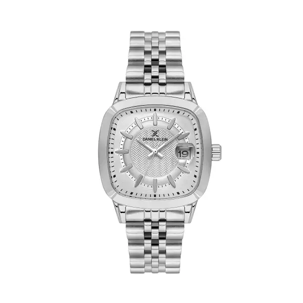 Gümüş Renk 39 Mm Hediye Paketli Erkek Kol Saati