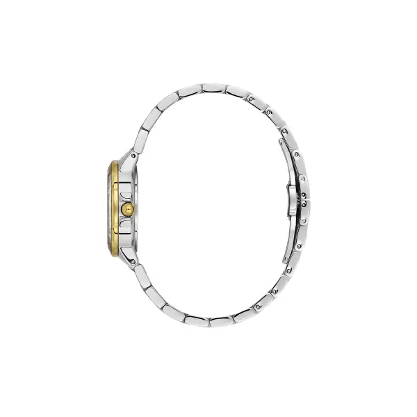 Kadranı Yeşil Kordonu Gold Gümüş Renk Hediye Paketli 30 Mm Kadın Kol Saati