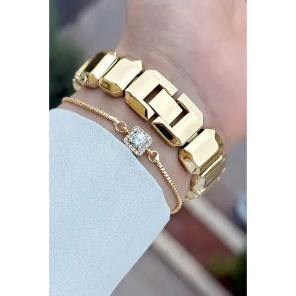 Gold Renk Hediye Paketli 20 Mm 5 ATM Kadın Kol Saati