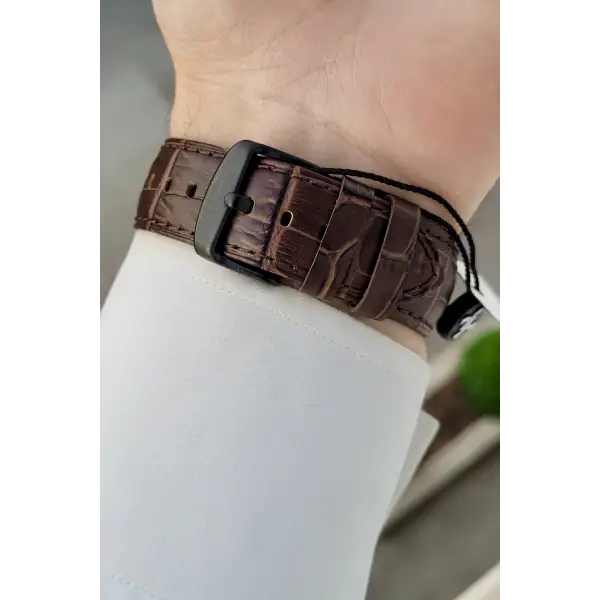 Acı Kahverengi Renk 43 Mm İç Göstergeleri Aktif Erkek Kol Saati