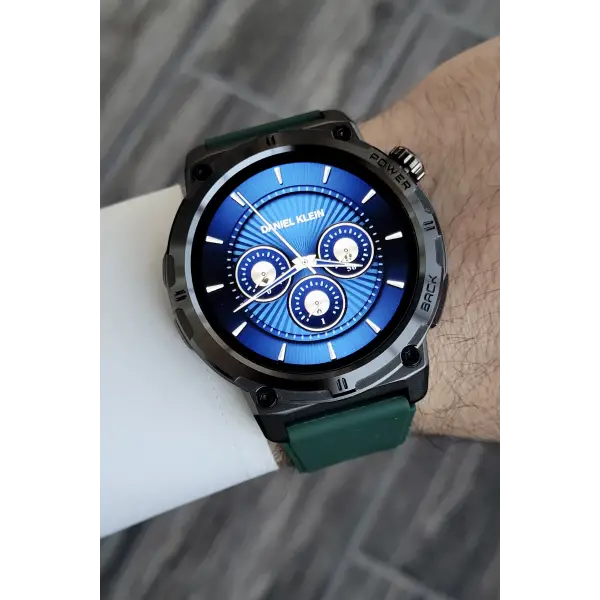 Çağrı Alma ve Yapma Özellikli Yeşil Renk Android ve iphone Uyumlu Akıllı Saat