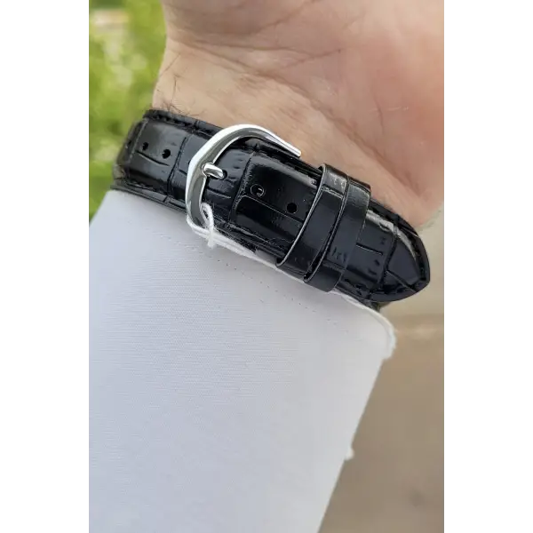 Casio CSISTE8 Kasası Gümüş Kordonu Siyah Renk Hediye Paketli Erkek Kol Saati