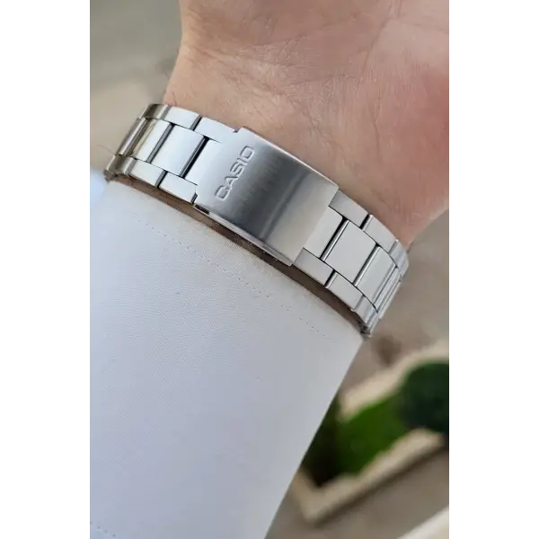 Casio Gümüş Renk 40 mm Erkek Kol Saati