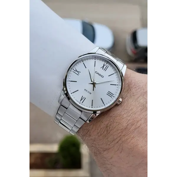 Casio Gümüş Renk 40 mm Erkek Kol Saati