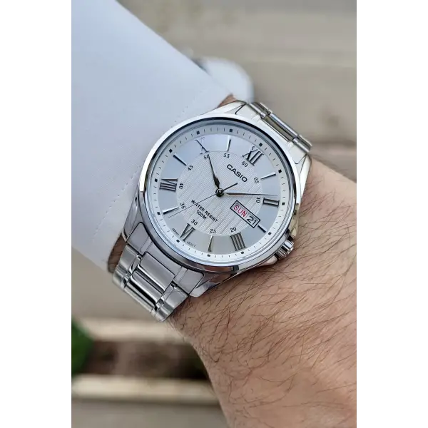 Casio Gümüş Renk Fonksiyonlar Aktif Orijinal Çelik Erkek Kol Saati