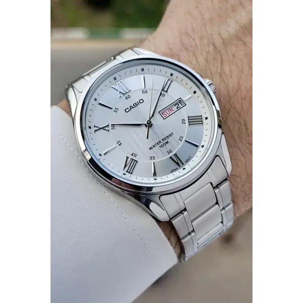 Casio Gümüş Renk Fonksiyonlar Aktif Orijinal Çelik Erkek Kol Saati