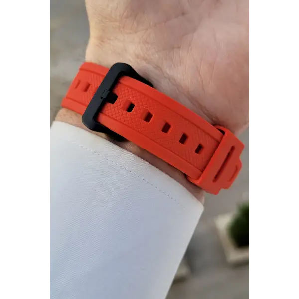 Casio Silikon Kordon 100mt Su Geçirmez Dijital Erkek Kol Saati