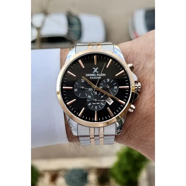 Daniel Klein DKISTE394 Rose Gümüş Renk iç Göstergeleri Aktif Fonksiyonlu 2 Yıl Garantili Erkek Kol Saati