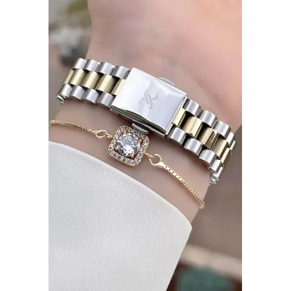 Daniel Klein DKISTE448 Marka Takvimli Bayan Kol Saati Bileklik Hediyeli