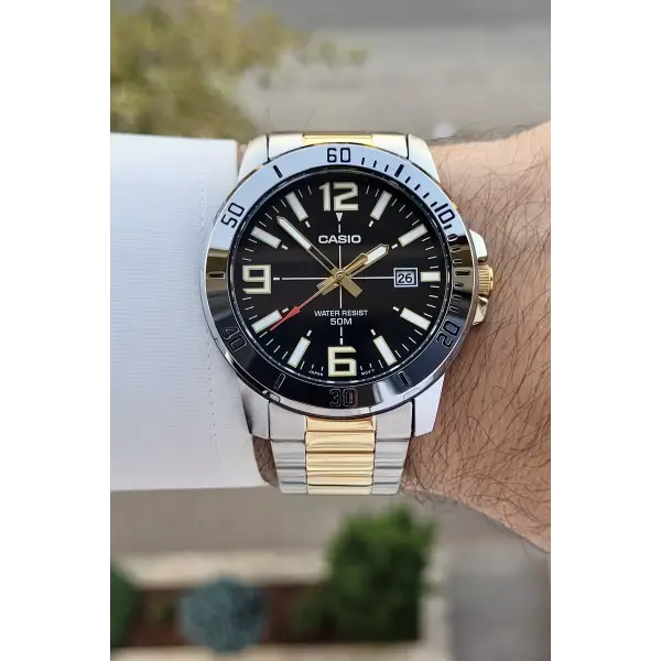Casio CSISTE121 Gold Gümüş Renk Erkek Kol Saati