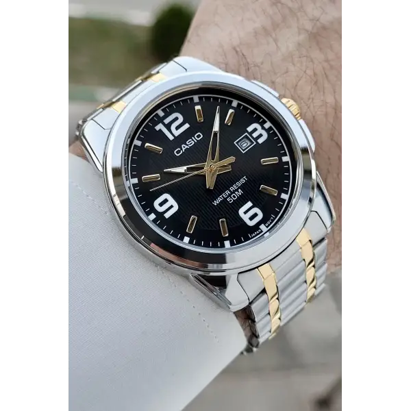 Casio Gold Gümüş Renk Hediye Paketli Erkek Kol Saati