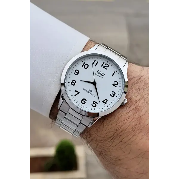 Gümüş Renk 40 mm Erkek Kol Saati