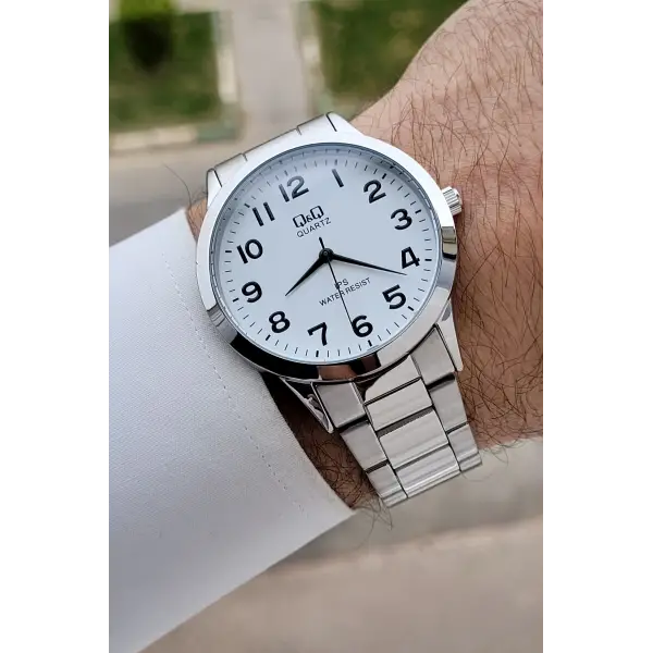 Gümüş Renk 40 mm Erkek Kol Saati