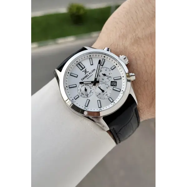 Gümüş Renk 43 Mm İç Göstergeleri Aktif Erkek Kol Saati