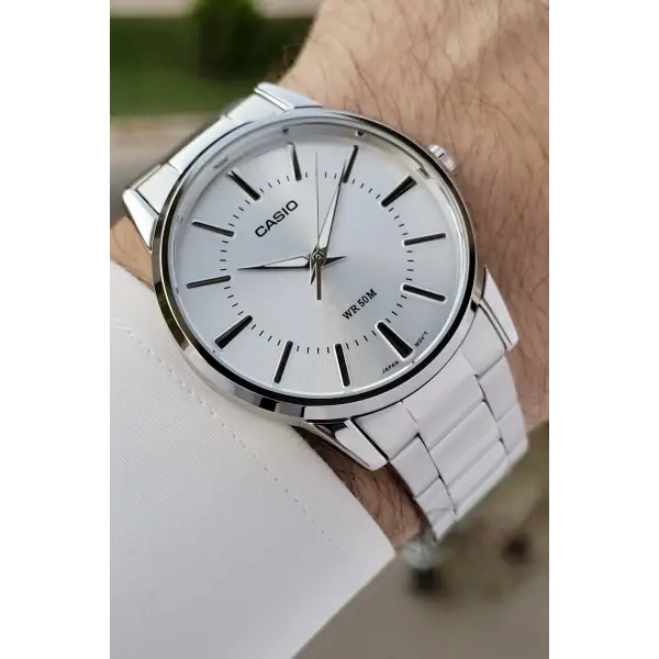 Casio CSISTE101 Gümüş Renk Hediye Paketli Erkek Kol Saati