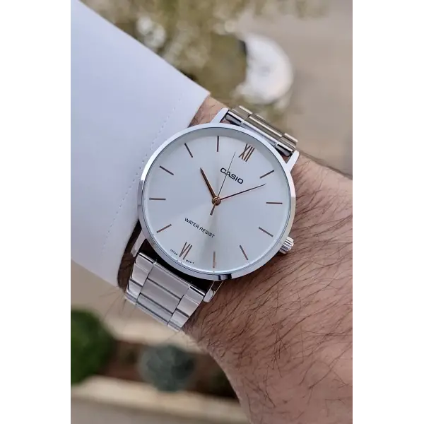 Casio CSISTE177 Gümüş Renk Hediye Paketli Erkek Kol Saati
