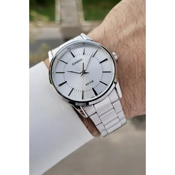 Casio CSISTE101 Gümüş Renk Hediye Paketli Erkek Kol Saati