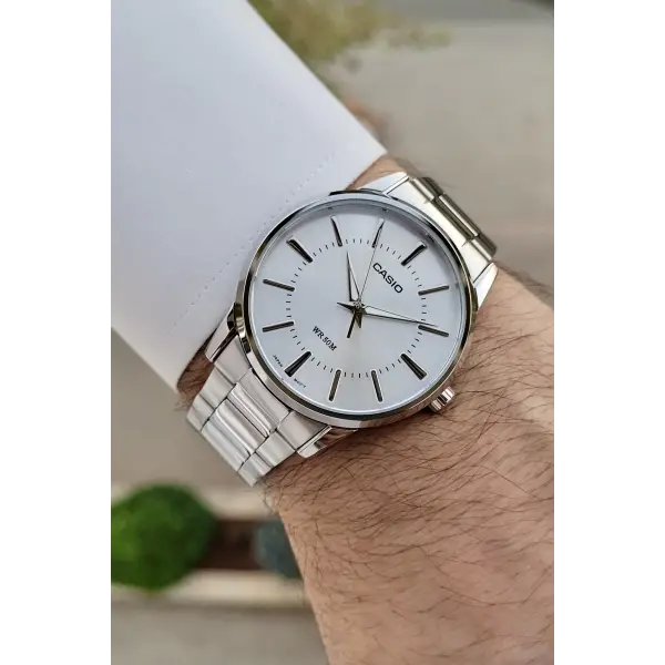 Casio CSISTE101 Gümüş Renk Hediye Paketli Erkek Kol Saati