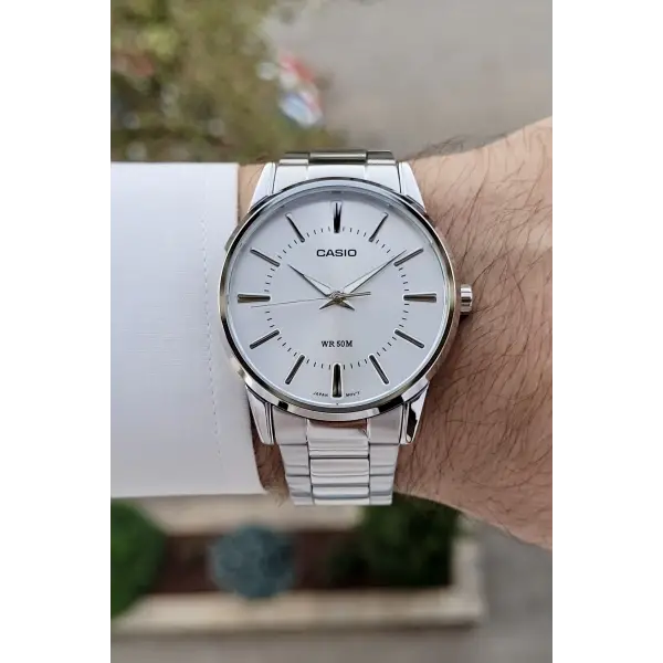 Casio CSISTE101 Gümüş Renk Hediye Paketli Erkek Kol Saati