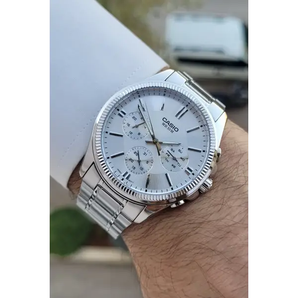 Casio CSISTE126 Gümüş Renk Erkek Kol Saati