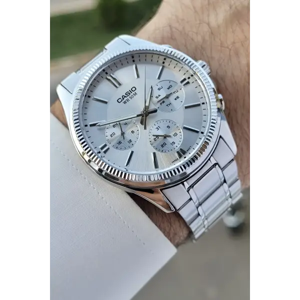 Casio CSISTE126 Gümüş Renk Erkek Kol Saati