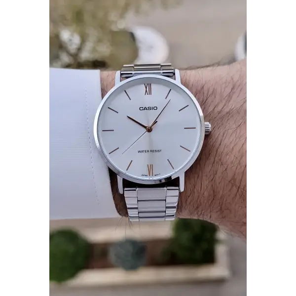 Casio CSISTE177 Gümüş Renk Hediye Paketli Erkek Kol Saati