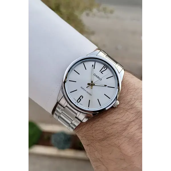 Casio CSISTE128 Gümüş Renk Erkek Kol Saati