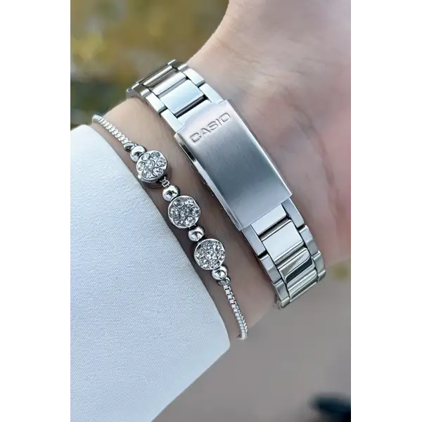 Casio CSISTE169 Gümüş Renk Hediye Paketli Kadın Kol Saati