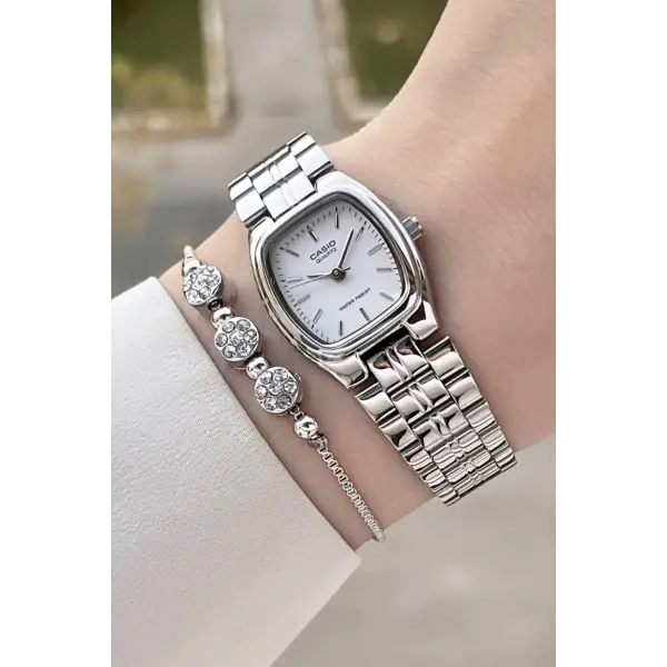 Casio CSISTE179 Gümüş Renk Hediye Paketli Kadın Kol Saati