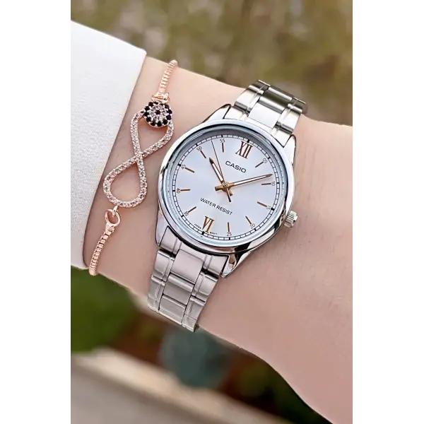 Casio CSISTE140 Gümüş Renk Kadın Kol Saati