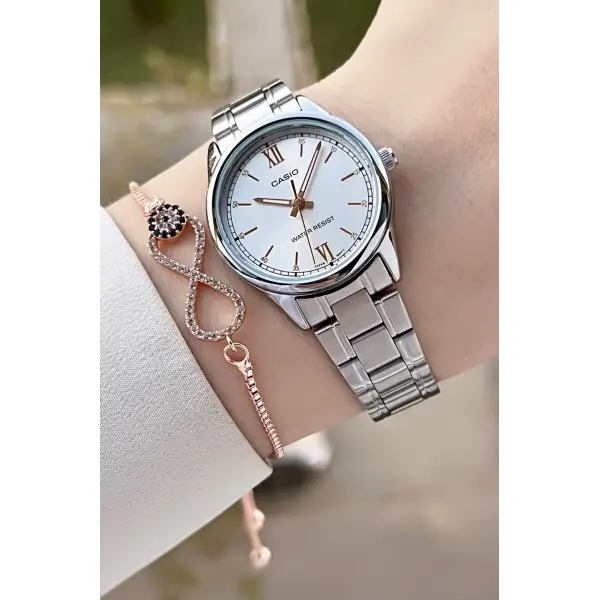 Casio CSISTE140 Gümüş Renk Kadın Kol Saati