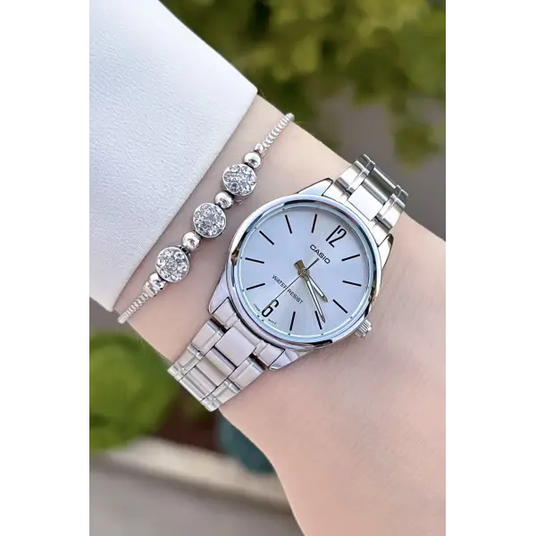 Casio CSISTE67 Gümüş Renk Hediye Paketli Kadın Kol Saati
