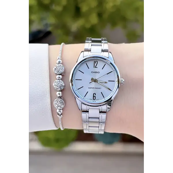 Casio CSISTE67 Gümüş Renk Hediye Paketli Kadın Kol Saati