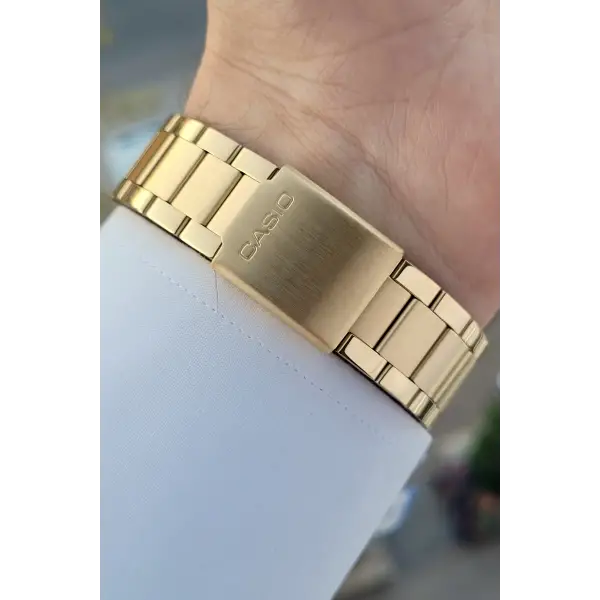 Casio CSISTE131 Kadranı Kahverengi Kordonu Gold Renk Erkek Kol Saati