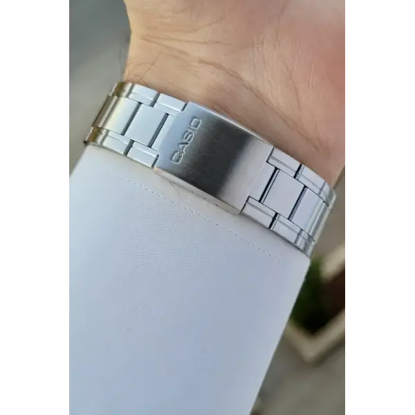 Casio CSISTE133 Kadranı Lacivert Kordonu Gümüş Renk Erkek Kol Saati
