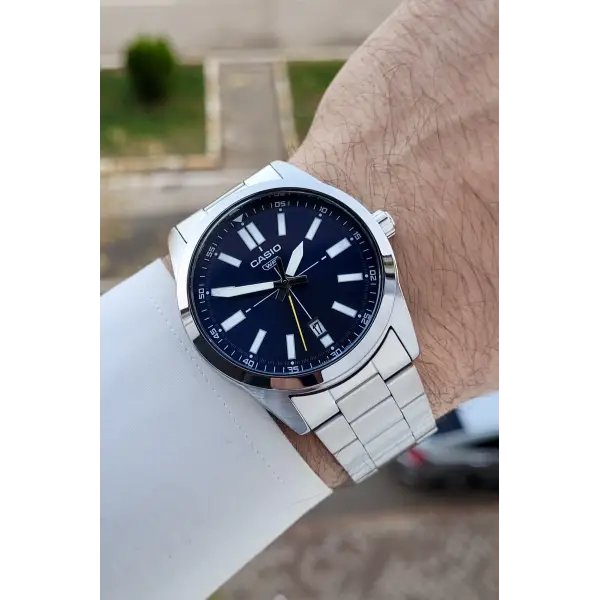 Casio CSISTE192 Kadranı Lacivert Kordonu Metalik Renk 2 Yıl Garantili Erkek Kol Saati