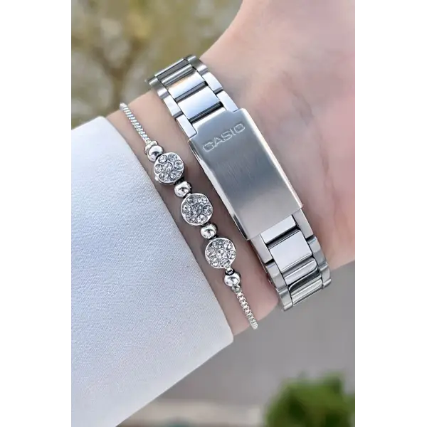 Casio CSISTE174 Kadranı Pembe Kordonu Gümüş Renk Kadın Kol Saati