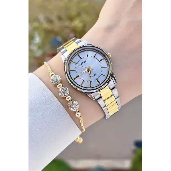 Casio CSISTE136 Gold Gümüş Renk Kadın Kol Saati