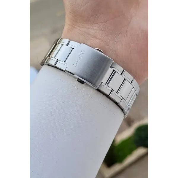 Casio Kahverengi Gümüş Renk Hediye Paketli Erkek Kol Saati