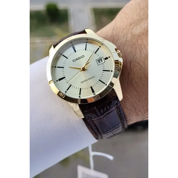 Casio CSISTE87 Kahverengi Renk Hediye Paketli Erkek Kol Saati